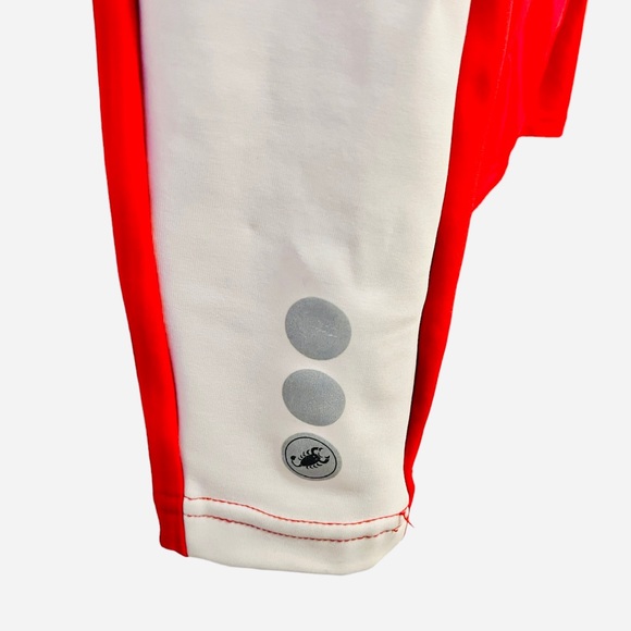 Castelli Sports Wear Logo Red & White Lightweight Cycling Jacket - Picture 5 of 7